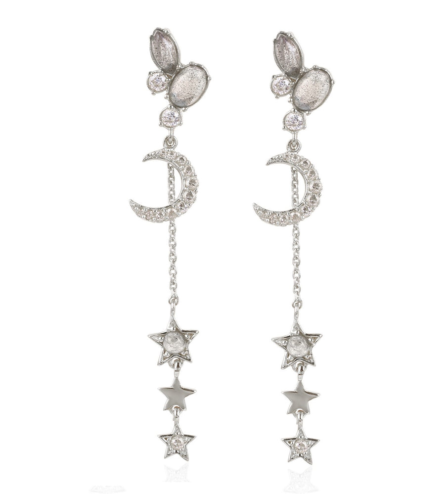 Moon/Star Dangle Earrings (119491)