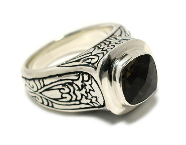 Sterling Silver Cushion Ring (168ST)