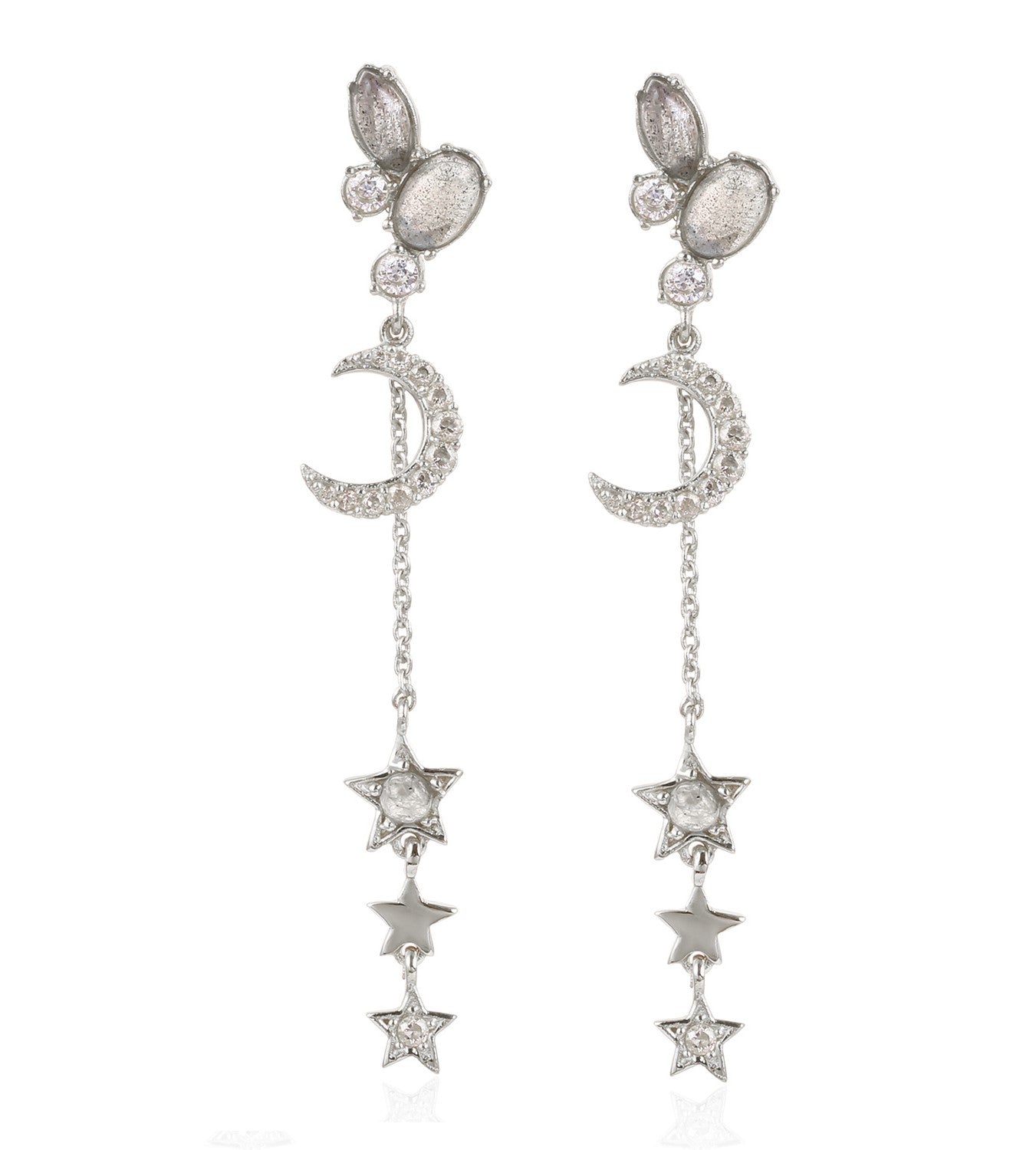 Moon/Star Dangle Earrings (119491) – sara blaine