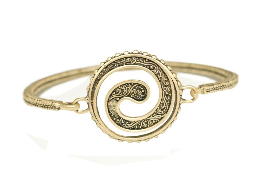Brass Infinity Bracelet (5522BRS)